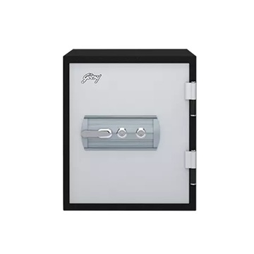 Godrej Safire KL (20 Litre) Manual Safe Locker For Home & Office With Key Lock, Black & Ivory